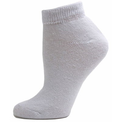 Sole Pleasers Women's White Diabetic Low-Cut Socks - 3 Pairs