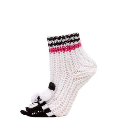 Yelete Cozy Animal Slipper Socks - 1 Pair - White