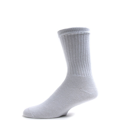 American Made Men's White Athletic Crew Socks - 3 Pairs
