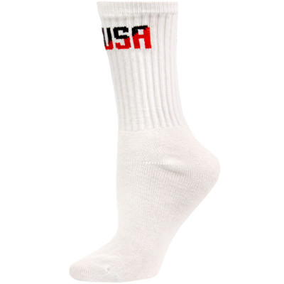 American Made Women's USA Logo Crew Socks - 3 Pairs
