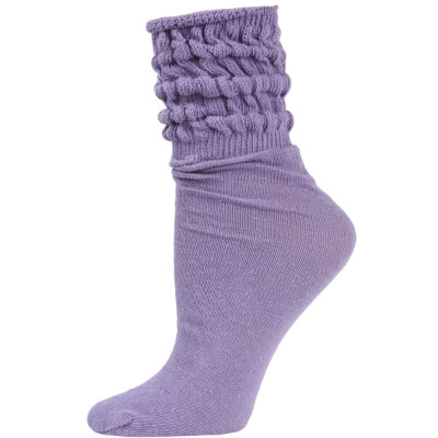 Millennium Women's Slouch Socks - 1 Pair - Lilac Purple