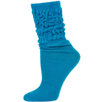 Millennium Kid's Slouch Socks - 1 Pair - Turquoise Blue