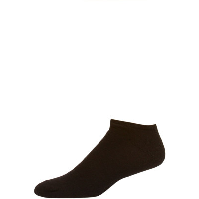 American Made King Size Men's Black Quarter Socks - 3 Pairs