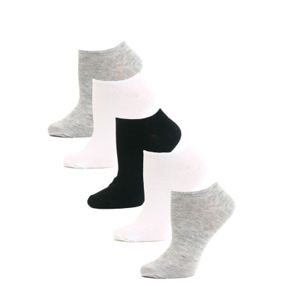 Get Active Women's Solid No Show Socks - 5 Pairs