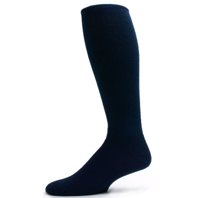 Pro-Trek Men's Navy Over the Calf Crew Socks - 3 Pairs
