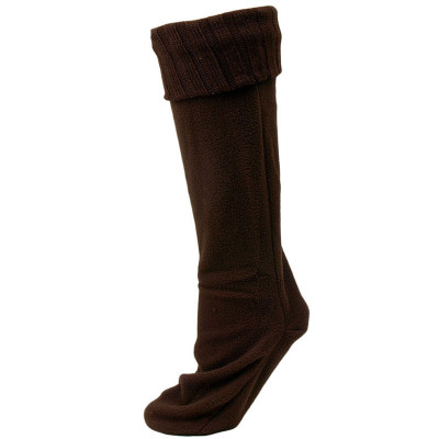 Chatties Women's Rainboot Liner Socks - 1 Pair - Brown
