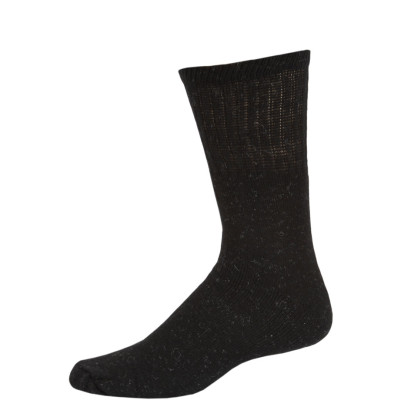 Work Wear Men's Crew Socks - 1 Pair - Black
