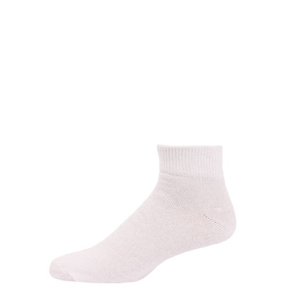 American Made Men's White Quarter Socks - 3 Pairs
