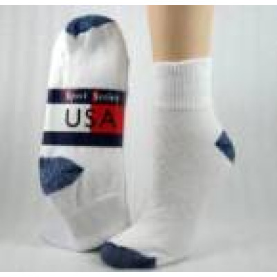 Women's Blue Colored Heel and Toe Quarter Socks - 3 Pairs
