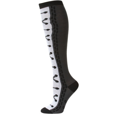 Julietta Women's Sneaker Knee Socks - 1 Pair - Grey