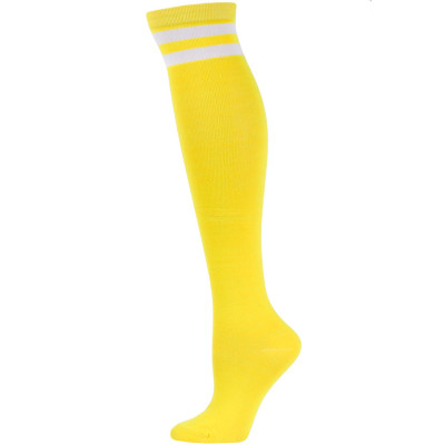Julietta Retro Stripe Over the Knee Socks - 1 Pair - Yellow