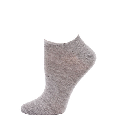 Millennium Women's Low Cut Socks - 3 Pairs - Grey