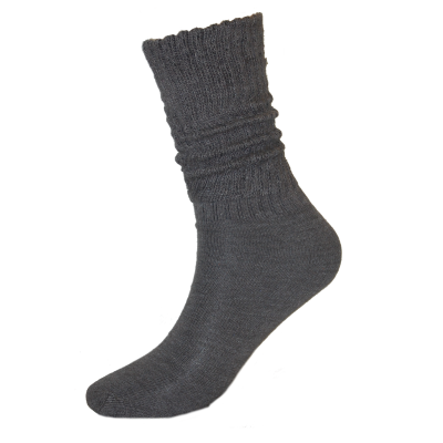 Millennium Women's Slouch Socks - 1 Pair - Charcoal