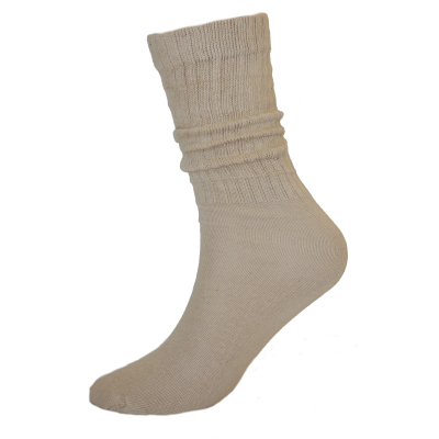 Millennium  Kid's  Slouch Socks - 1 Pair - Khaki