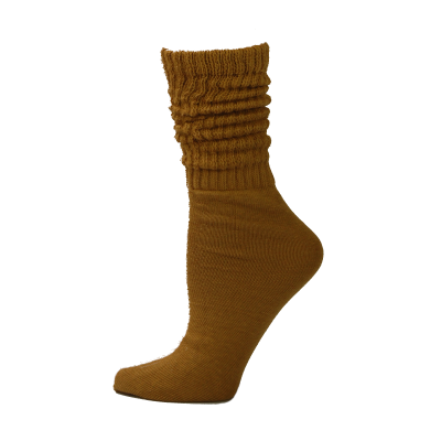 Millennium Women's Slouch Socks - 1 Pair - Mustard