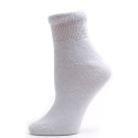 Sole Pleasers Women's White Diabetic Quarter Socks - 3 Pairs