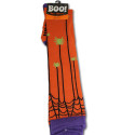 Happy Halloween Women's Knee Socks - 1 Pair - Orange - Spiders