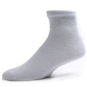 Sole Pleasers Men's White Diabetic Quarter Socks - 3 Pairs