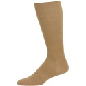 Extra Wide Men's Dress Socks - 1 Pair - Tan