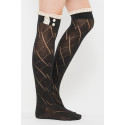 Diamond Pattern Boot Sock Liner - Black