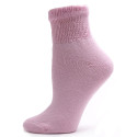 Sole Pleasers Women's Pink Diabetic Quarter Socks - 3 Pairs
