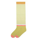 K. Bell Women's Vintage Stripe Over the Knee Socks - Honey