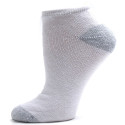 American Made Women's Gray Heel and Toe Low Cut Socks - 3 Pairs