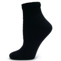 Sole Pleasers Women's Black Diabetic Quarter Socks - 3 Pairs
