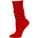Credos Women's Extra Heavy Slouch Socks - 1 Pair - Red