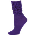 Millennium Women's Slouch Socks - 1 Pair - Purple