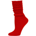 Millennium Women's Slouch Socks - 1 Pair - Red