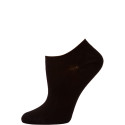 Chatties Women's Solid Color Microfiber No Show Socks - 1 Pair - Black