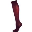 Chatties Women's Solid Knee Socks - 1 Pair - Purple