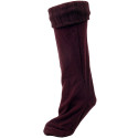 Chatties Women's Rainboot Liner Socks - 1 Pair - Burgundy Red