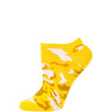 Chatties Women's Camo Print No Show Socks - 1 Pair - Yellow