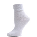 American Made Women's White Quarter Socks - 3 Pairs
