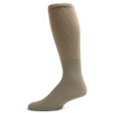 Sole Pleasers Men's Tan King Size Diabetic Crew Socks - 3 Pairs