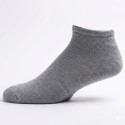 American Made Men's King Size Gray Low Cut Socks - 3 Pairs