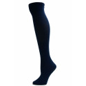 Julietta Women's Solid Colored Knee Socks - 1 Pair - Navy Blue