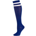 Julietta Bold Retro Stripe Knee Socks - 1 Pair - Blue