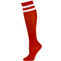 Julietta Bold Retro Stripe Knee Socks - 1 Pair - Red