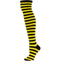 Julietta Women's Striped Over the Knee Socks - 1 Pair - Yellow/Black