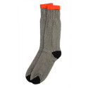 Ruggeds Women's Insulated Thermal Socks with Orange Stripe - 2 Pairs