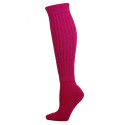 Extra Long Extra Heavy Fuschia Slouch Socks Made in USA - 1 Pair