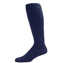 Extra Long Extra Heavy Navy Slouch Socks Made in USA - 1 Pair