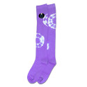 K. Bell Women's Circle Tie Dye Knee High Socks - Purple