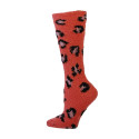 Mopas Fuzzy Soft Leopard Knee High Socks - 1 Pair 