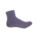 Mopas Kid's Purple Fuzzy Soft Non-Skid Slipper Socks - 1 Pair 