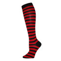 Julietta Knee-High Red Stripe Socks - 1 Pair 