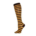 Julietta Knee-High Yellow Stripe Socks - 1 Pair 